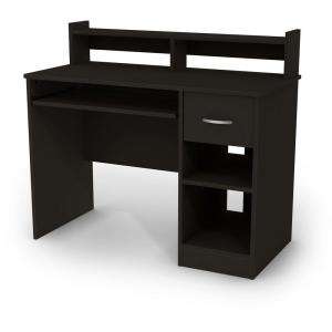 South Shore Furniture Axess Pure Black Small Desk 7270076 at The Home 