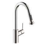 Hansgrohe Talis S Single Handle High arc Kitchen Faucet in Chrome