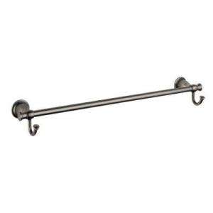 Delta Lockwood 24 In. Towel Bar With Hooks in Aged Pewter 79026 PT at 