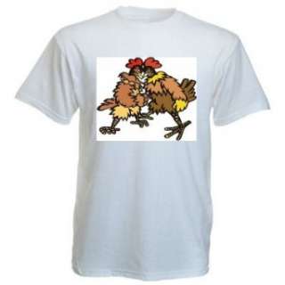 Shirt mit der Grafik Hahn, Huhn, Hahnenkampf, Tier, Scheunenhof 