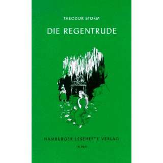   Die Regentrude Zwei Erzählungen  Theodor Storm Bücher