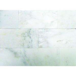 MS International 3 in. x 6 in. Greecian White Marble Floor & Wall Tile 
