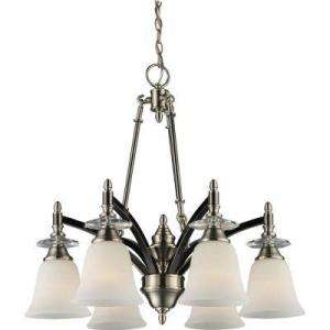 TRUMP HOME West Side Collection 6 Light Hanging Black Chrome 