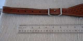 Leather basketweave rifle sling, lined, padded, good condition, used,