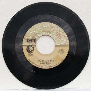 BOBBY BLOOM MONTEGO BAY 45 RPM RECORD LR 157  