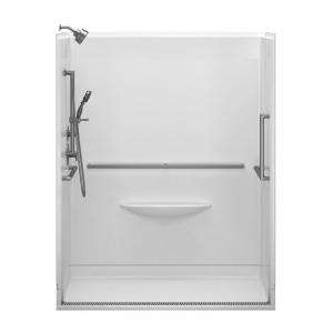 Delta 63 In. X 39 In. Contemporary Shower System in White 6K6339AD00 