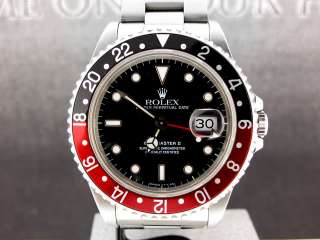 ROLEX GMT MASTER II PEPSI DIAL STAINLESS STEEL   E SERIAL   16710 