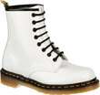 Dr. Martens Material Updates 1460 8 Eye Boot   White Patent Lamper 