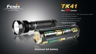 Fenix TK41 CREE XM L Tactical Light  800 lumens  