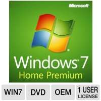 Microsoft Windows 7 Home Premium 64BIT Operating System Software   OEM 