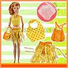 Sexy Fringed Skirt Blouse Handbag Outfits Underwear Golden Clothes For 