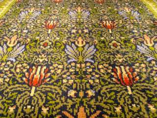   William Morris Tulip and Lily Axminster foyer runner rug.  