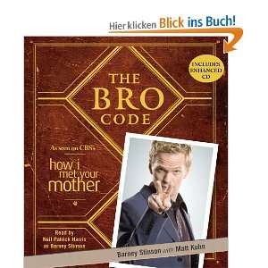 The Bro Code: .de: Barney Stinson, Neil Patrick Harris as Barney 