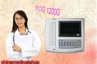 Digital 12 channel ECG /EKG machine Electrocardiograph  