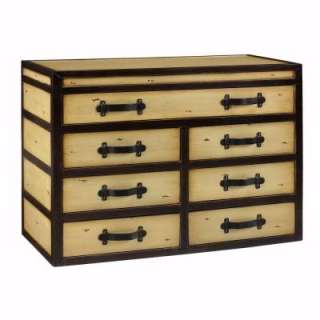   Decorators CollectionBurnside Luggage Brown Trunk Chest  DISCONTINUED