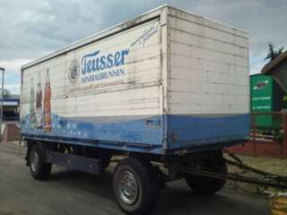 LKW Anhänger Packwagen Kasten Ladebordwand Hebebühne Container in 