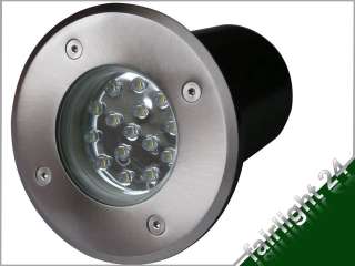 TERRA RUND 230V LED Terrassen Einbaustrahler Spots IP67  