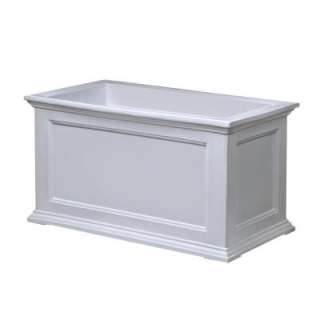 Mayne Fairfield 20 In. X 36 In. Plastic Patio Planter 5826W at The 