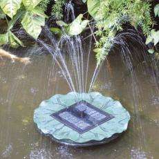LED Solar Wasserspiel Seerose Teich Springbrunnen Pumpe  