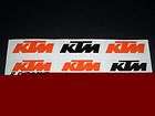 KTM Aufkleber Sticker Racing EXC Cross NEU SET 6 TL 21