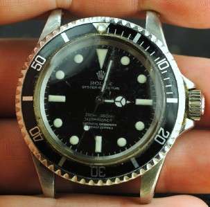 Mens Rolex 5512 Vintage Submariner Meters First 1 MIL  