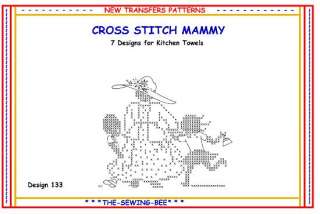 133 Mammy & Kids embroidery Transfer Pattern  