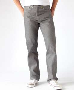   MENS LIGHT STONEWASHED GRAY 550 RELAXED FIT TAPERD LEG JEANS  