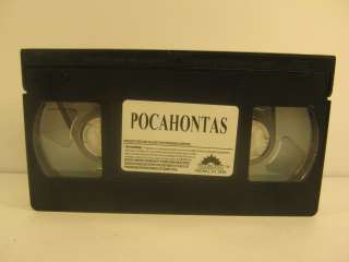 UAV Gold Young Pocahontas VHS  