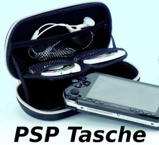PSP Case Tasche Schutzhülle Carry Case Hardcase Schwarz Carrycase 