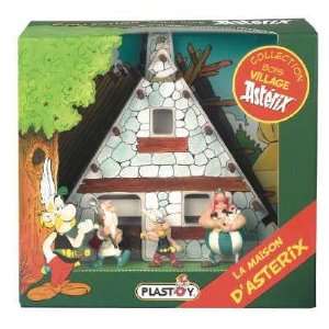 Plastoy 60810   Asterix Haus mit 3 Figuren  Spielzeug