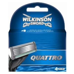 Wilkinson Sword Quattro Komfort Klingen Plus, 4er  Drogerie 