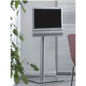 LCD Stand Rack TV Halterung schwarz Aluminium Design  