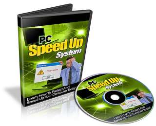 PC Tune Up   Speed Up Your PC Today   6 Part Videos CD  