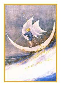 The Sleep Sea Fairy by Ida Outhwaite Counted Cross Stitch Chart  