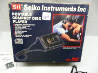 Seiko CD player PHX 52CD Portable compact disc digital  
