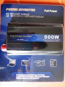 New Car 500W watts 12v DC 220v AC Power Inverter usb  