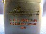   Previously Unknown 1951 Zippo Lighter USS Missouri with SURRENDER Coin