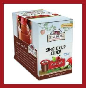   Square Sugar Free Hot Cider Cups Spiced Apple 24 K cups for Keurig