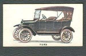 FORD 1920s RARE ANTIQUE TOBACCO CARD IMPERIAL TOBACCO  