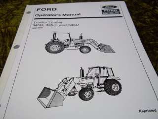 Ford 345D, 445D, & 545D Tractor Loader Operators Manual  