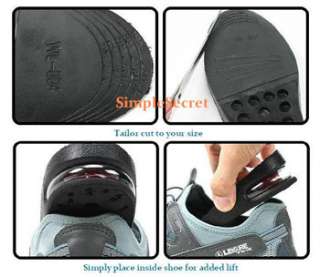 Mens AirCushion Height Increase Shoe Lift taller Insole  