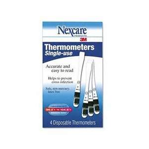  3M Nexcare Single Use Thermometer, 4 per Box Electronics