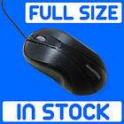 Full Size Wired USB Optical Scroll Wheel PC Mouse   3 BUTTON
