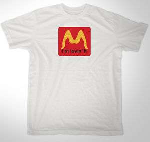 McDonalds Fanny Funny Stag T Shirt (S M L XL XXL)  