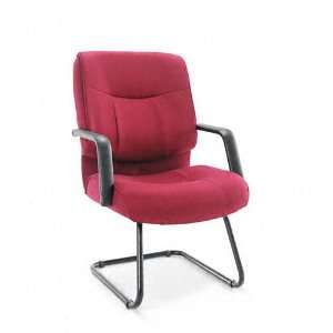  Alera : Stratus Series Guest Chair, Burgundy Fabric 