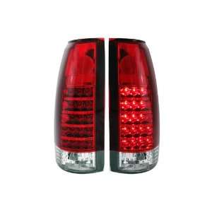 Anzo USA 311057 GMC Red/Clear LED Tail Light Assembly   (Sold in Pairs 