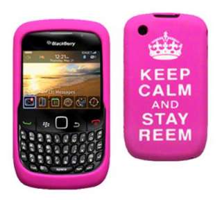   Calm And Stay Reem Silicone Case Skin Cover for BlackBerry 9300 Curve