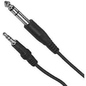  Stereo Audio Cable w/ 3.5mm Plug to 1/4 Plug 3 Long 