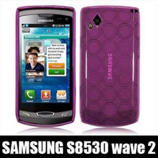 Samsung GT S8530 Wave 2 II Silikon Case Tasche + Folie  