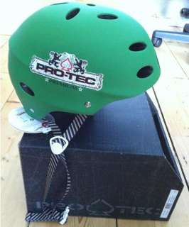 PRO TEC ACE Bmx Mtb Dirt Helmet Matt Lime Green L rrp £44.99  